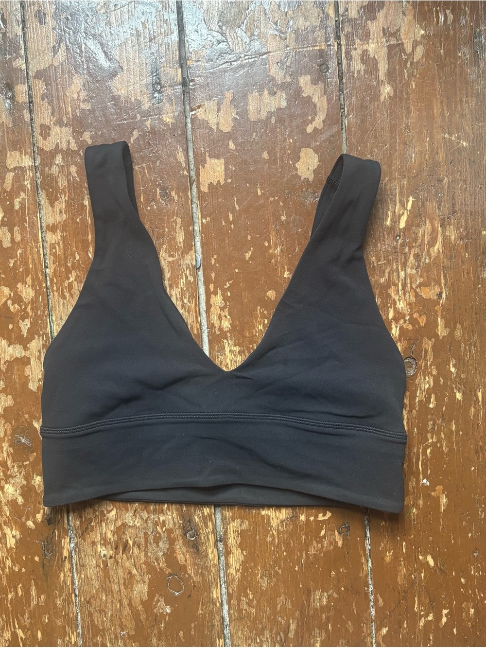 lululemon Black V-Neck Align A/B Cup Sports Bra
